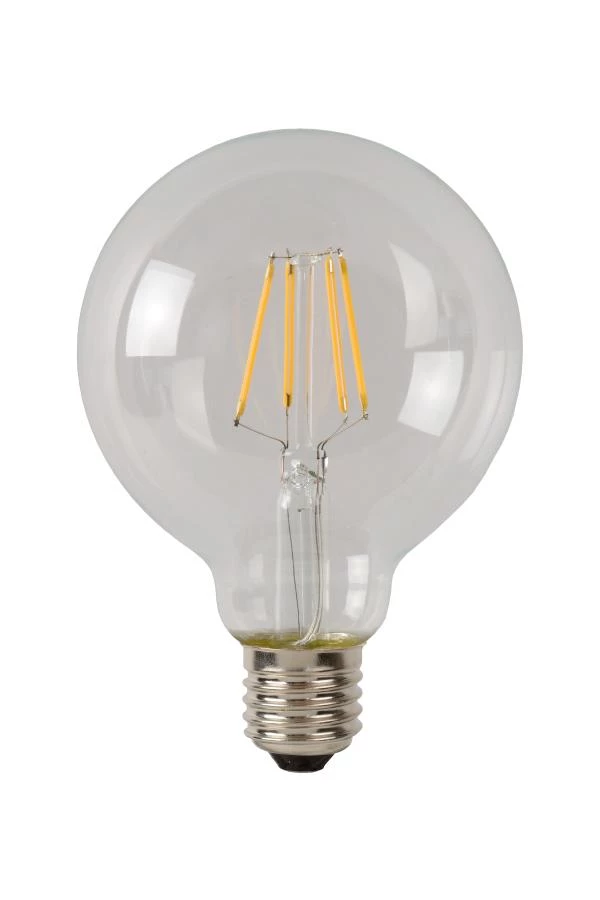Lucide G95 - Glühfadenlampe - Ø 9,5 cm - LED Dim. - E27 - 1x5W 2700K - Transparent - AUSgeschaltet